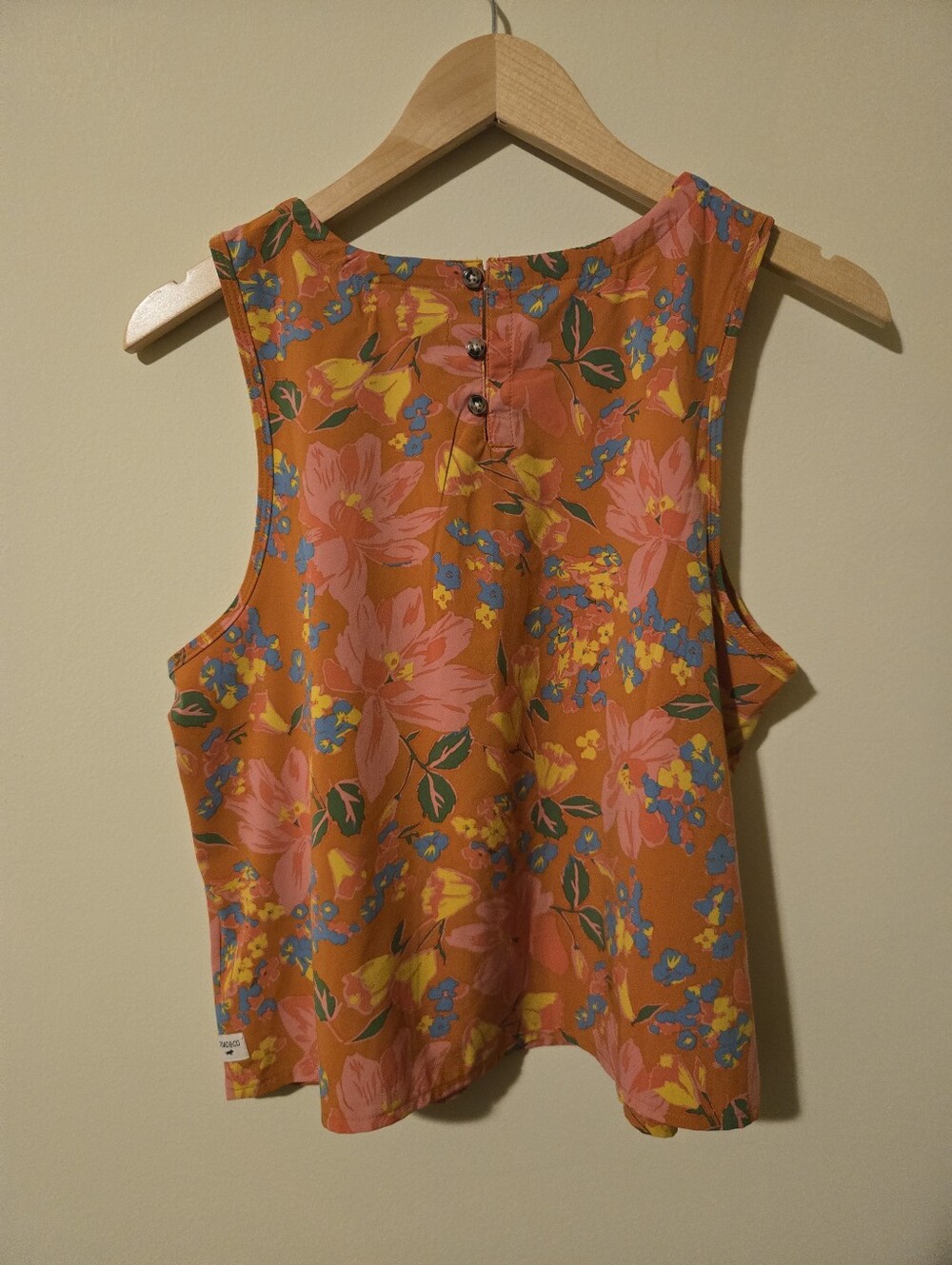 Toad&Co Sunkissed Buttonback Floral Tank - Picture 6 of 6